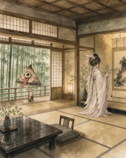 絵巻「竹林の風」