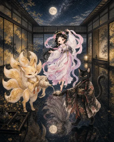 絵巻「満月の間」