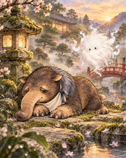 Picture Scroll: "Guardian of Dreams"