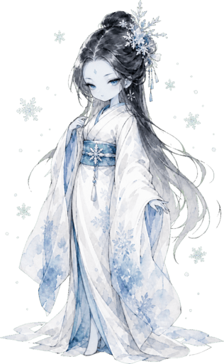雪女の立ち絵